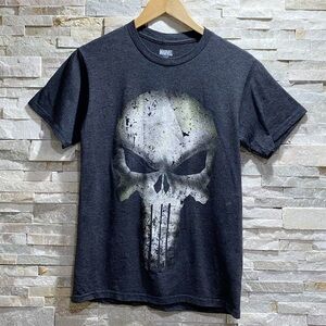 Marvel Comics Men's  Punisher Big Skull Logo Tee